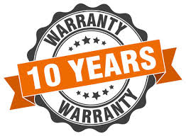 Built to Last, Guaranteed for 10 Years.