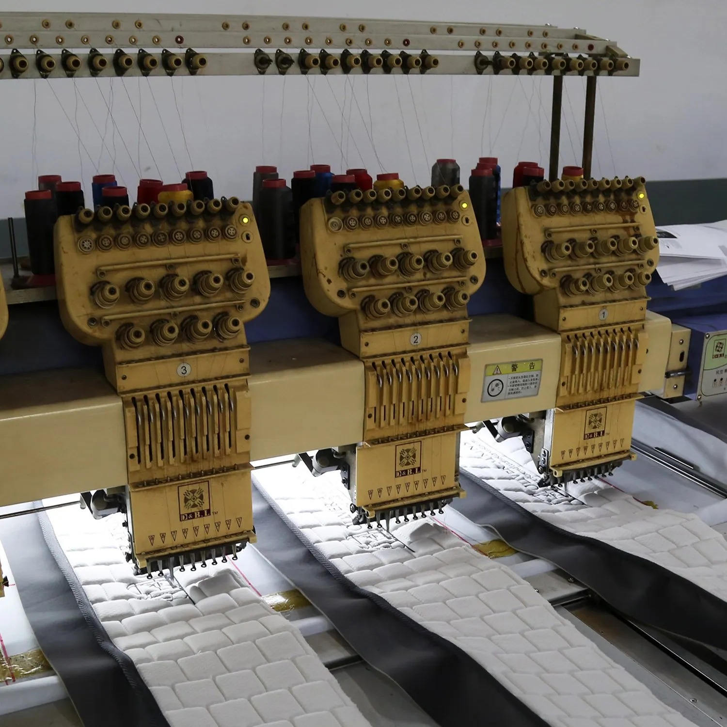 Computerized quilting equipment